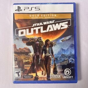 Star Wars Outlaws Gold Edition Sony PlayStation 5 PS5 2024 Ubisoft New Sealed
